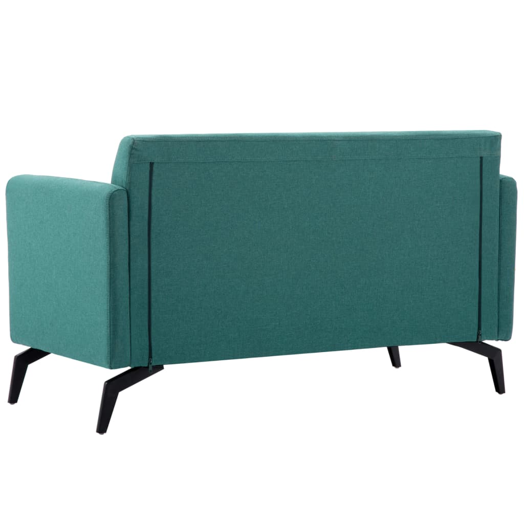 2-Sitzer-Sofa Stoff 115x60x67 cm Grün