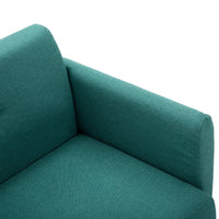 Thumbnail for 2-Sitzer-Sofa Stoff 115x60x67 cm Grün