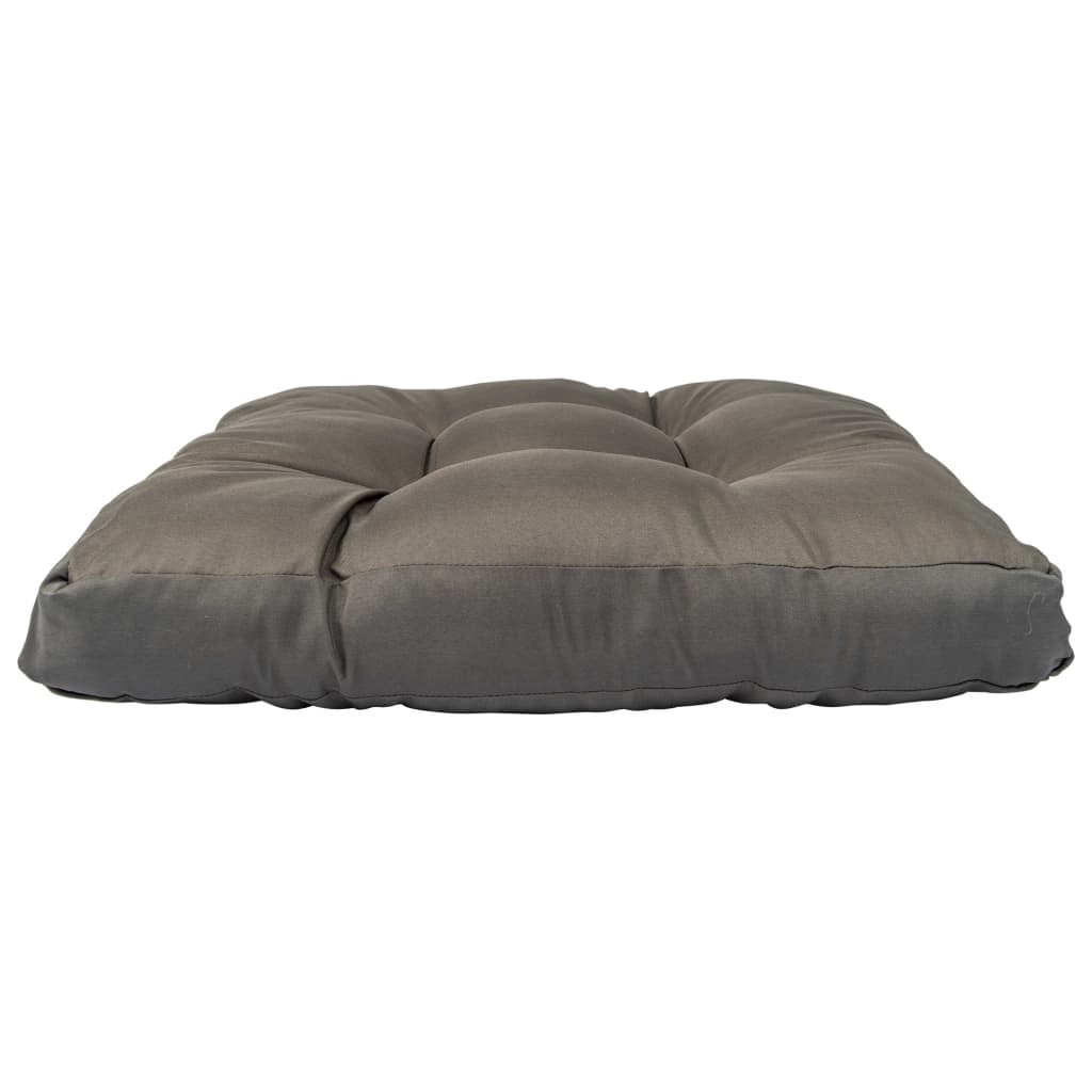 Palettenkissen Grau 58 x 58 x 10 cm Polyester