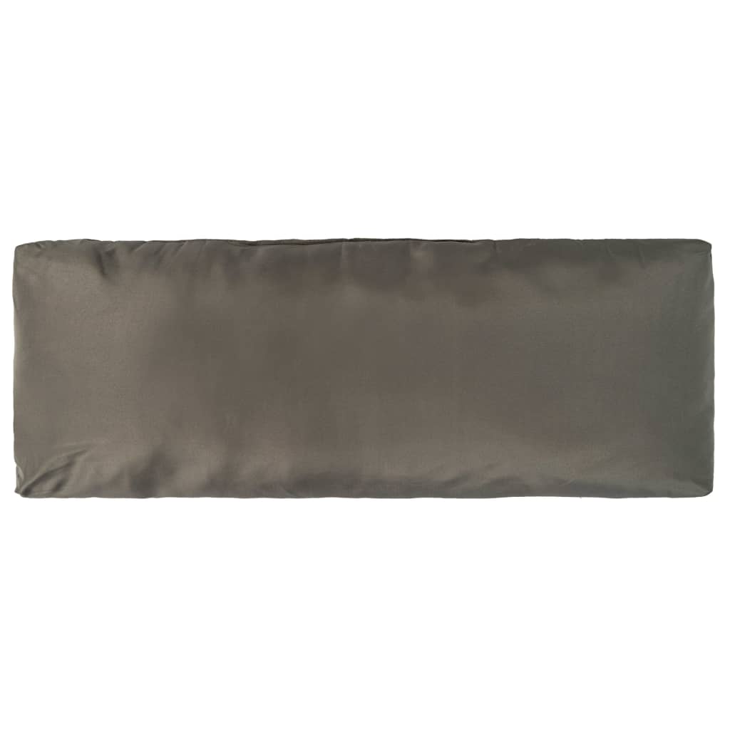 Palettenkissen 3-tlg. Grau Polyester