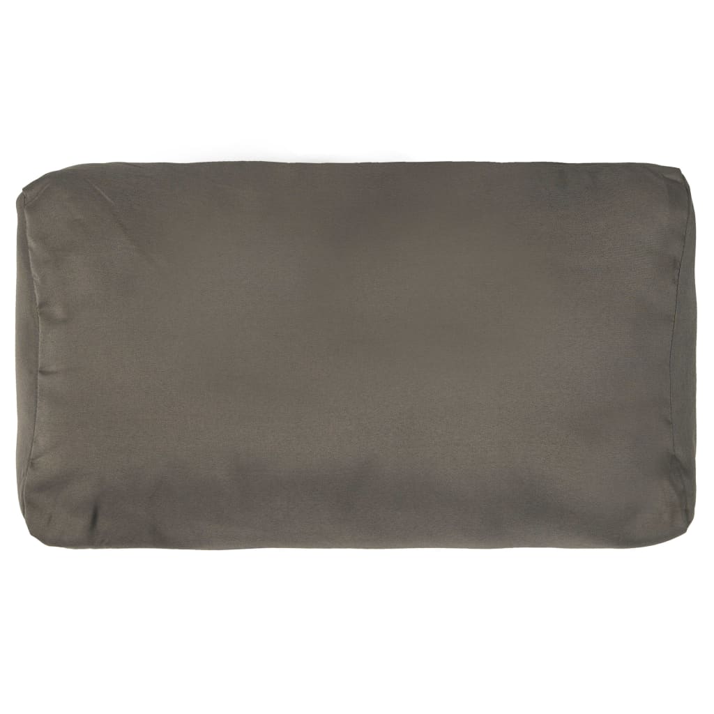 Palettenkissen 3-tlg. Grau Polyester