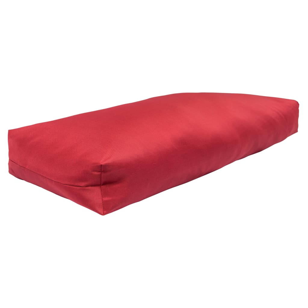 Palettenkissen 3-tlg. Rot Polyester