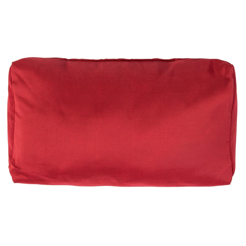 Palettenkissen 3-tlg. Rot Polyester