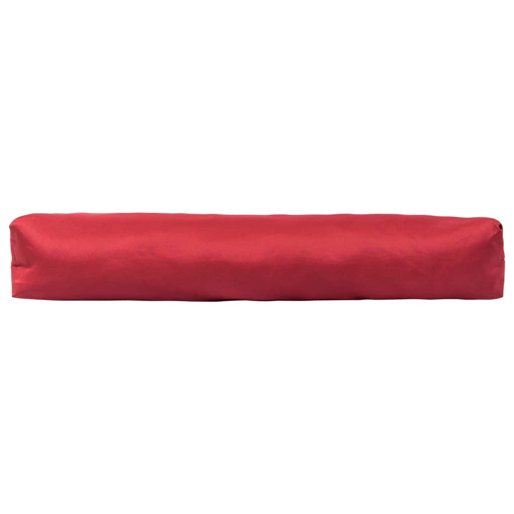 Palettenkissen 3-tlg. Rot Polyester
