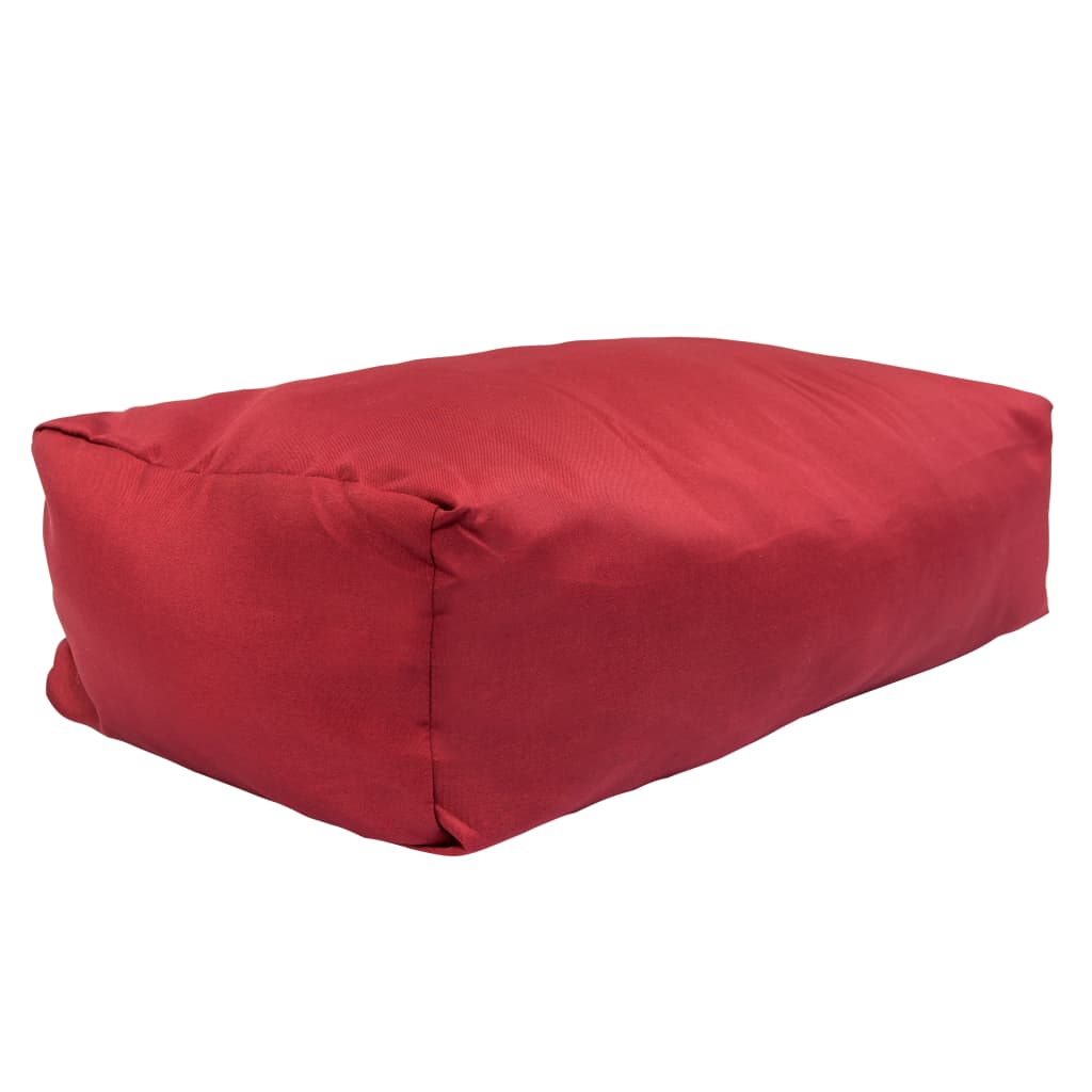 Palettenkissen 3-tlg. Rot Polyester
