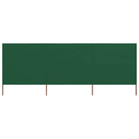 Thumbnail for 3-teiliges Windschutzgewebe 400 x 120 cm Grün