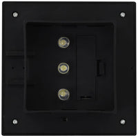 Thumbnail for Outdoor Solarleuchten 6 Stück LED Quadratisch 12 cm Schwarz