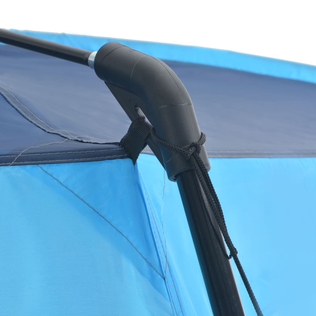 Poolzelt Stoff 660x580x250 cm Blau
