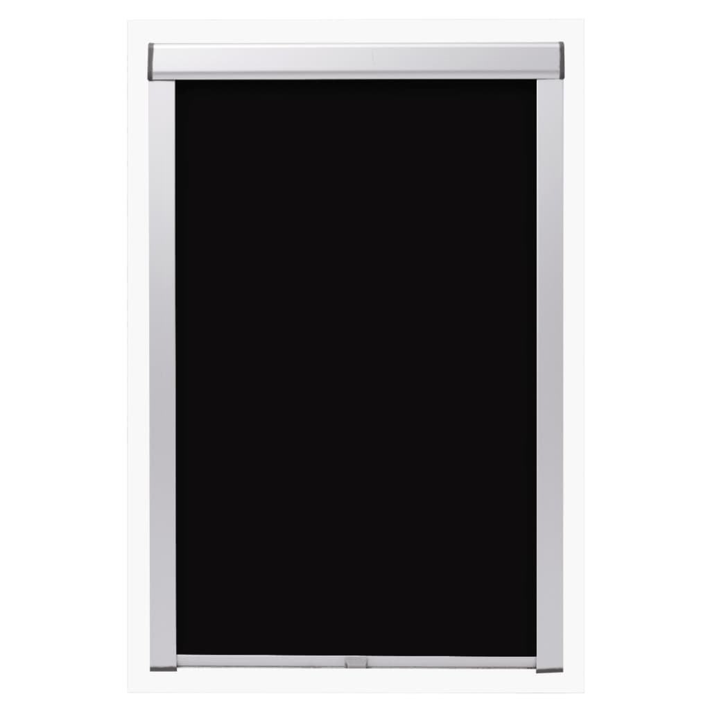 Verdunklungsrollo Schwarz CK02