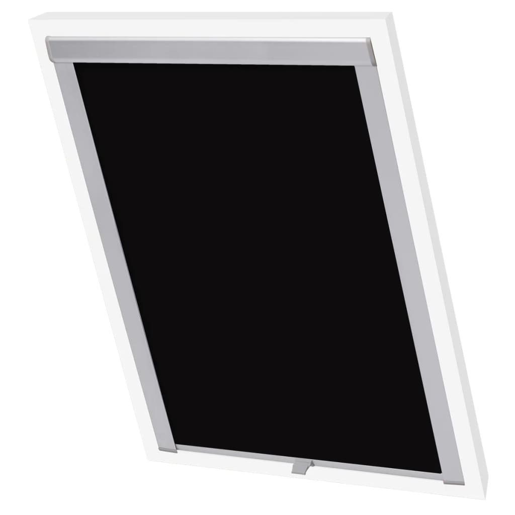 Verdunklungsrollo Schwarz MK06