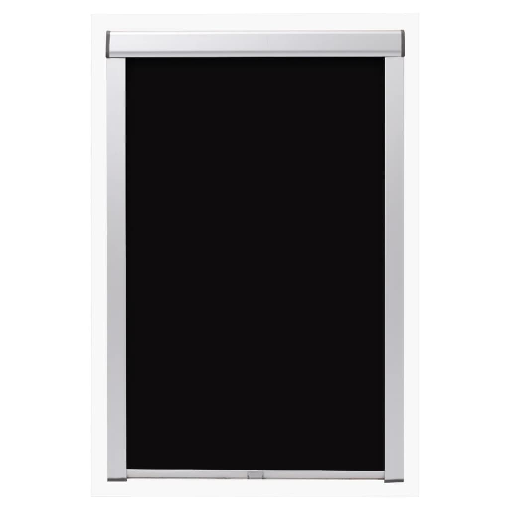 Verdunklungsrollo Schwarz UK08