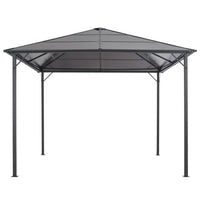 Thumbnail for Gartenpavillon mit Dach Aluminium 3×3 m  Schwarz