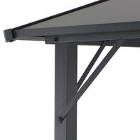 Thumbnail for Gartenpavillon mit Dach Aluminium 3×3 m  Schwarz