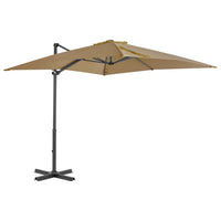 Thumbnail for Ampelschirm mit Aluminium-Mast Taupe 250 x 250 cm