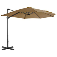 Thumbnail for Ampelschirm mit Aluminium-Mast Taupe 300 cm