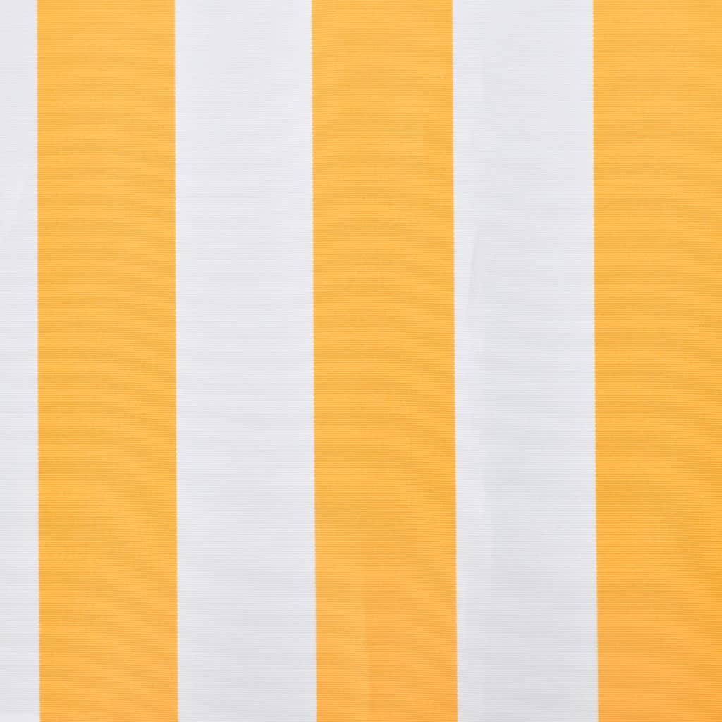 Markisenbespannung Canvas Orange & Weiß 350x250 cm