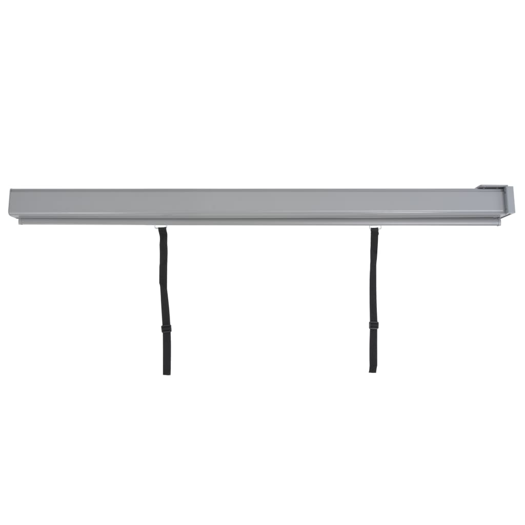 Balkon-Seitenmarkise Multifunktional 150x200 cm Grau