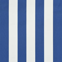 Thumbnail for Bistro-Markise Blau und Weiß 400 x 120 cm