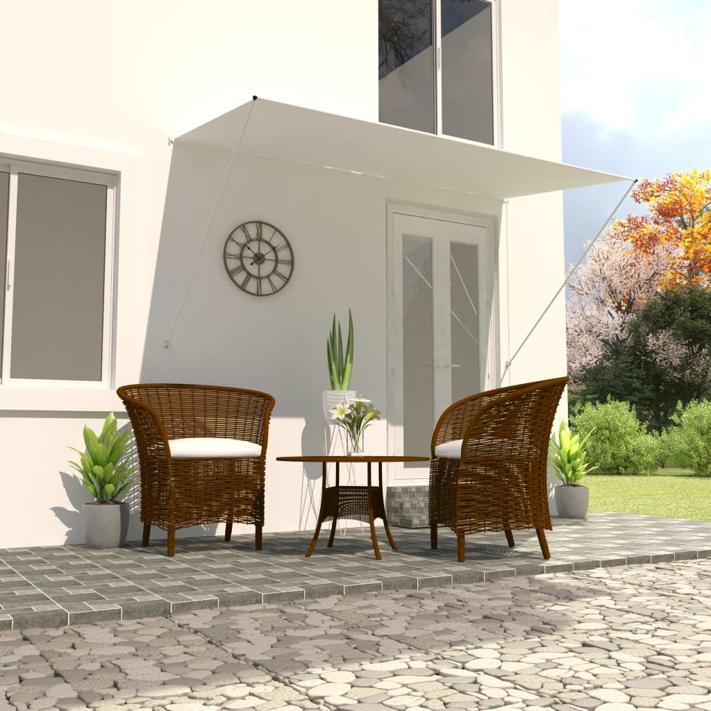 Einziehbare Markise 250×150 cm Creme