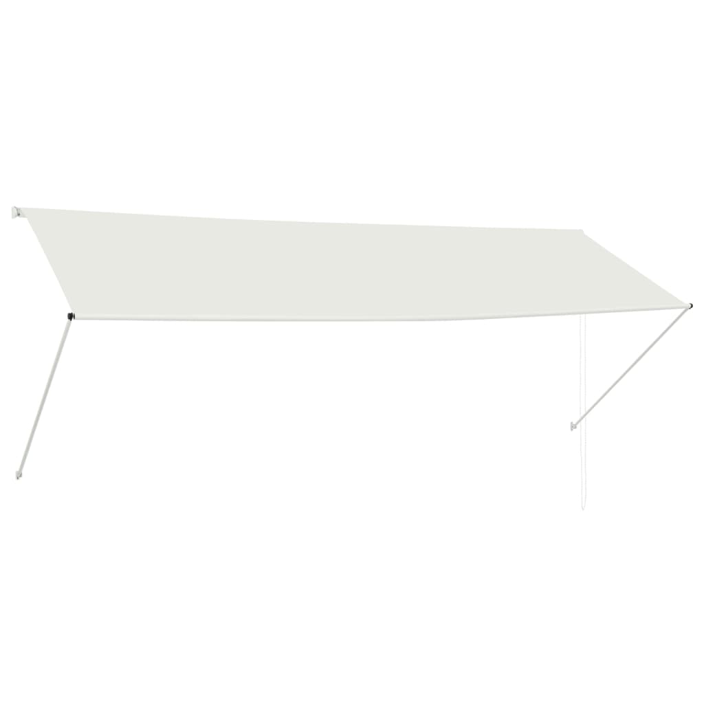 Einziehbare Markise 350×150 cm Creme