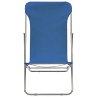 Thumbnail for Klappbare Strandstühle 2 Stk. Stahl und Oxford-Gewebe Blau