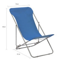 Thumbnail for Klappbare Strandstühle 2 Stk. Stahl und Oxford-Gewebe Blau