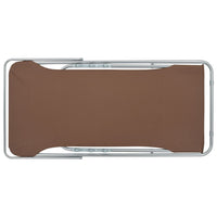 Thumbnail for Klappbare Strandstühle 2 Stk. Stahl und Oxford-Gewebe Braun