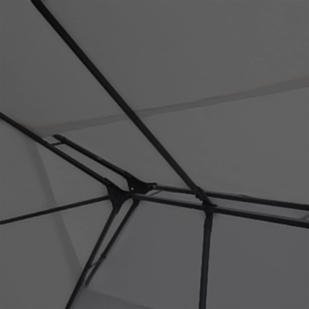 Gartenpavillon Anthrazit 300×400 cm