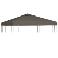 Thumbnail for Pavillon-Dachplane mit Kaminabzug 310 g/m² 3x3 m Taupe