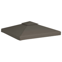 Thumbnail for Pavillon-Dachplane mit Kaminabzug 310 g/m² 3x3 m Taupe