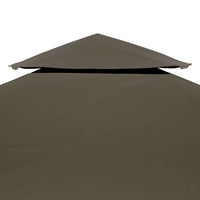 Thumbnail for Pavillon-Dachplane mit Kaminabzug 310 g/m² 3x3 m Taupe