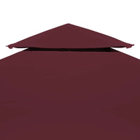 Thumbnail for Pavillon-Dachplane mit Kaminabzug 310 g/m² 4x3 m Weinrot