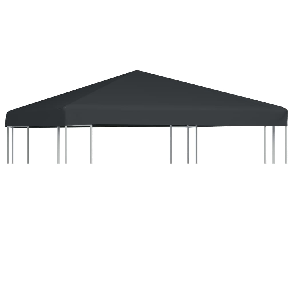 Pavillondach 310 g/m² 3x3 m Grau