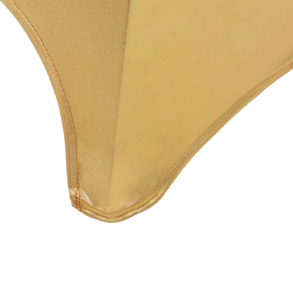 vidaXL Stuhlhussen 25 Stk. Stretch Golden