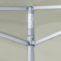 Thumbnail for Faltzelt mit 2 Wänden 3 x 3 m Cremeweiß