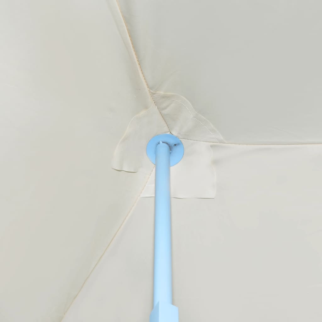 Faltzelt Partyzelt Pop-Up mit 5 Seitenwänden 3 x 9 m Creme