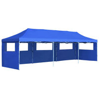 Thumbnail for Faltzelt Partyzelt Pop-Up mit 5 Seitenwänden 3 x 9 m Blau