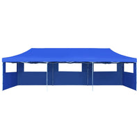 Thumbnail for Faltzelt Partyzelt Pop-Up mit 5 Seitenwänden 3 x 9 m Blau