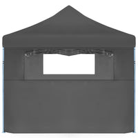 Thumbnail for Faltzelt Partyzelt Pop-Up mit 5 Seitenwänden 3x9 m Anthrazit