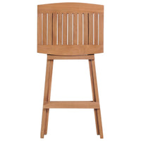 Thumbnail for Klappbare Barhocker 2 Stk. Massivholz Teak