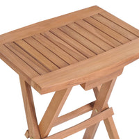 Thumbnail for Klappbare Barhocker 2 Stk. Massivholz Teak