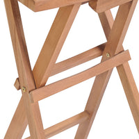 Thumbnail for Klappbare Barhocker 2 Stk. Massivholz Teak