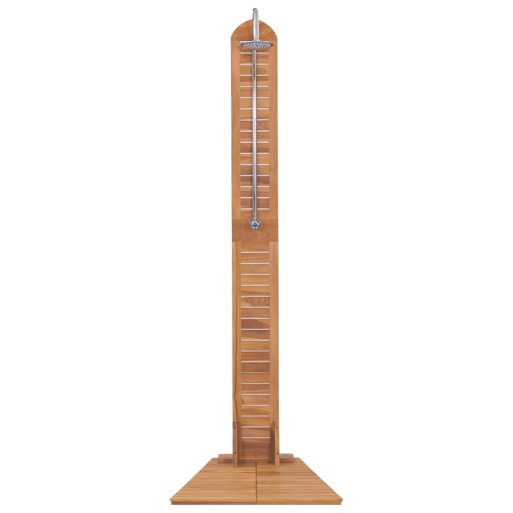Gartendusche Teak Massiv 70 x 75 x 204 cm