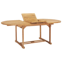 Thumbnail for Ausziehbarer Gartentisch 150-200 x 100 x 75 cm Massivholz Teak