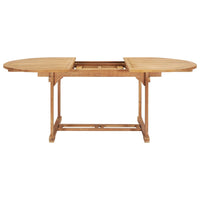 Thumbnail for Ausziehbarer Gartentisch 150-200 x 100 x 75 cm Massivholz Teak