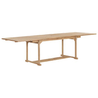 Thumbnail for Ausziehbarer Gartentisch 180-280x100x75 cm Massivholz Teak