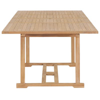 Thumbnail for Ausziehbarer Gartentisch 180-280x100x75 cm Massivholz Teak