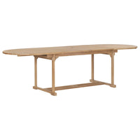 Thumbnail for Ausziehbarer Gartentisch 180-280x100x75 cm Massivholz Teak