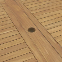 Thumbnail for Ausziehbarer Gartentisch 180-280x100x75 cm Massivholz Teak