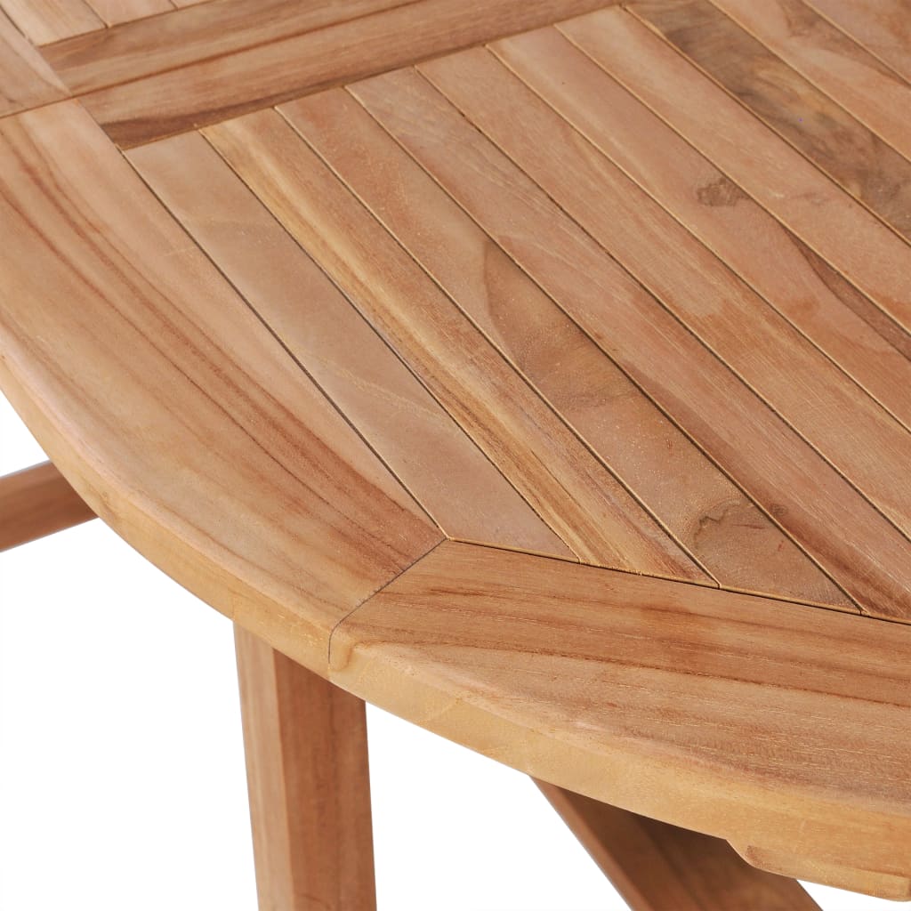 Ausziehbarer Gartentisch (110-160)x80x75 cm Massivholz Teak